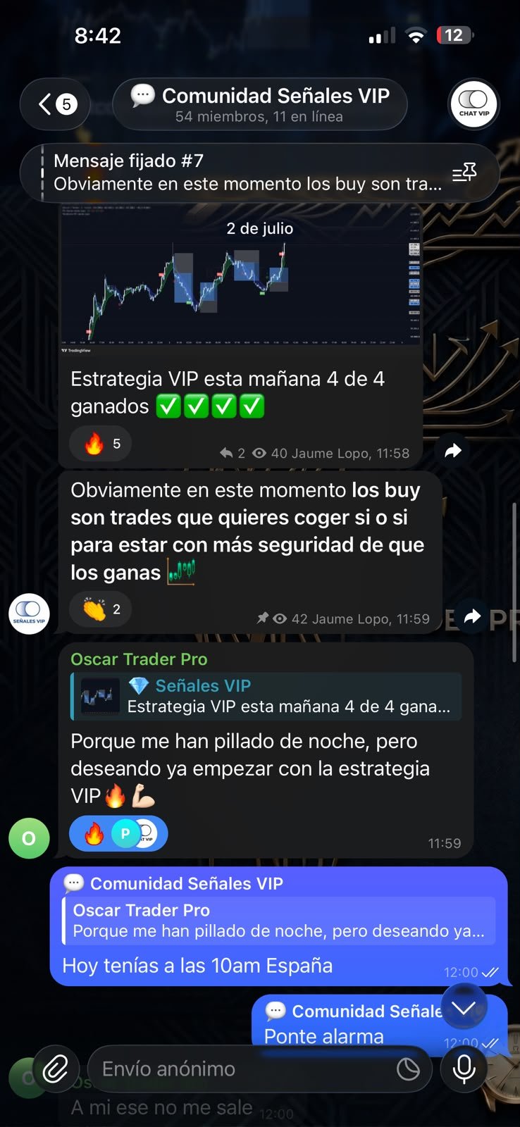 Resultado de un alumno